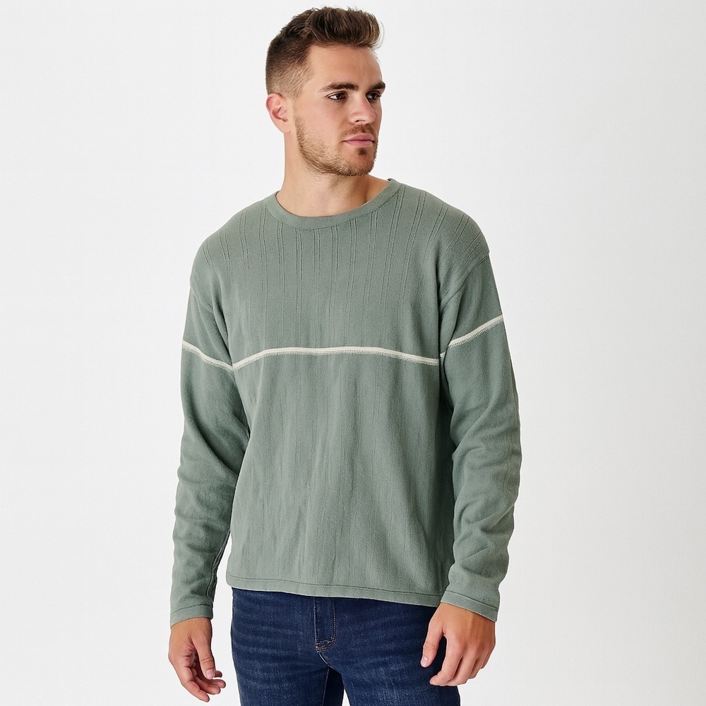 Dockers Light Gray Cotton Sweater